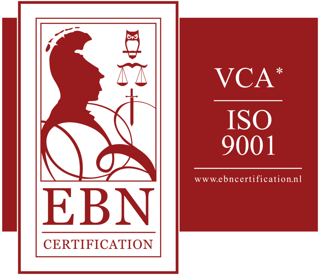 VCA logo 1ster ISO9001